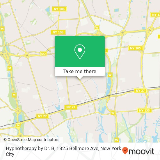 Hypnotherapy by Dr. B, 1825 Bellmore Ave map