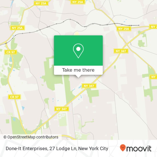 Mapa de Done-It Enterprises, 27 Lodge Ln
