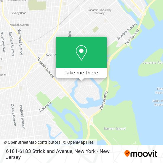 6181-6183 Strickland Avenue map
