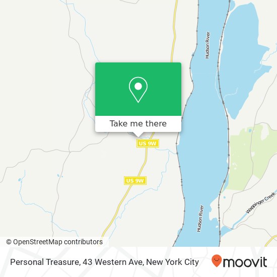 Mapa de Personal Treasure, 43 Western Ave