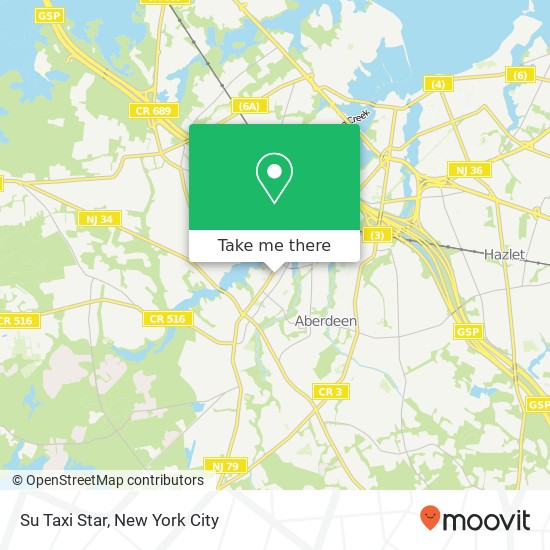 Su Taxi Star map