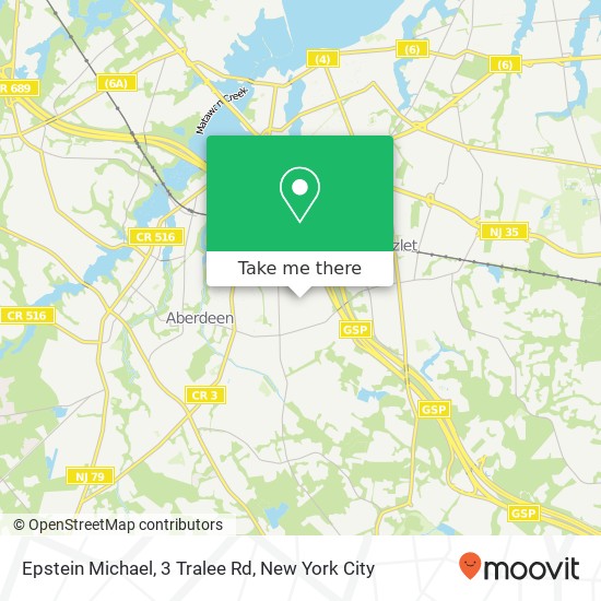 Epstein Michael, 3 Tralee Rd map