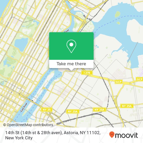 14th St (14th st & 28th aven), Astoria, NY 11102 map