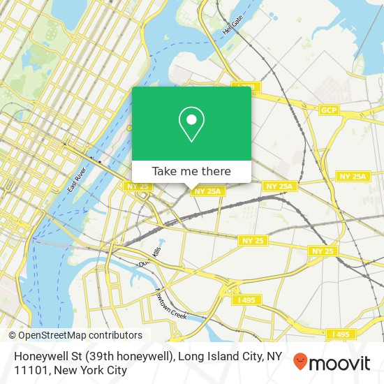 Honeywell St (39th honeywell), Long Island City, NY 11101 map