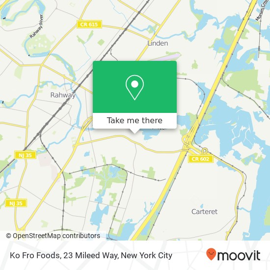 Ko Fro Foods, 23 Mileed Way map