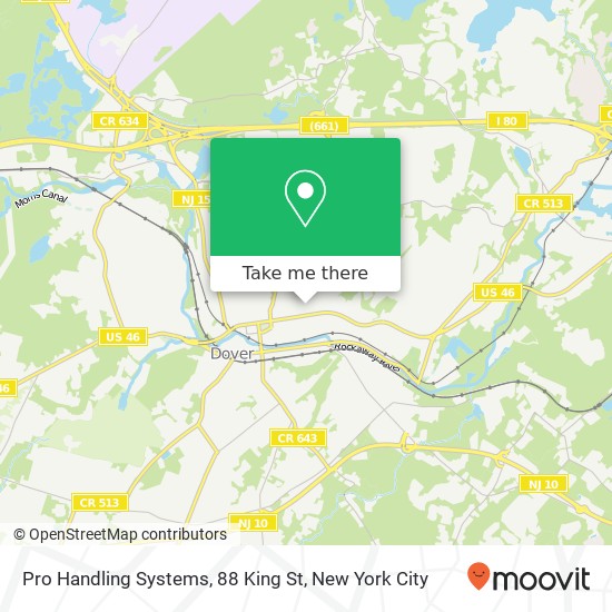 Mapa de Pro Handling Systems, 88 King St