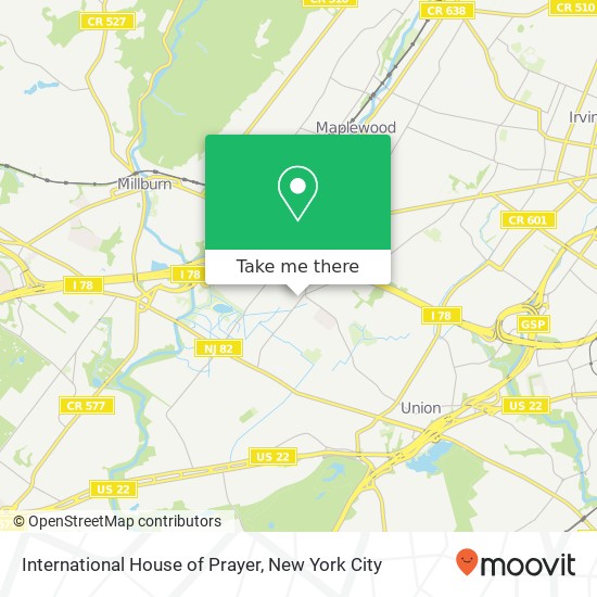 Mapa de International House of Prayer, 1358 Burnet Ave