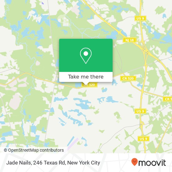 Jade Nails, 246 Texas Rd map