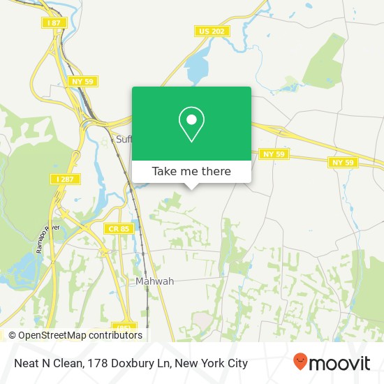 Mapa de Neat N Clean, 178 Doxbury Ln