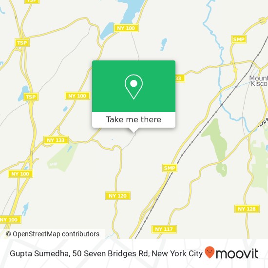 Mapa de Gupta Sumedha, 50 Seven Bridges Rd