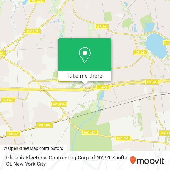 Phoenix Electrical Contracting Corp of NY, 91 Shafter St map