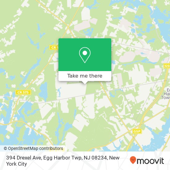 394 Drexel Ave, Egg Harbor Twp, NJ 08234 map