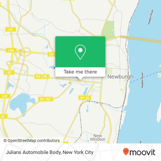 Mapa de Julians Automobile Body, 19 Dupont Ave