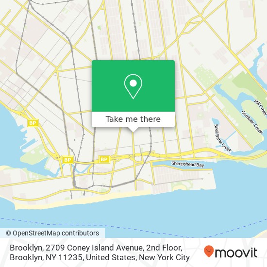 Brooklyn, 2709 Coney Island Avenue, 2nd Floor, Brooklyn, NY 11235, United States map