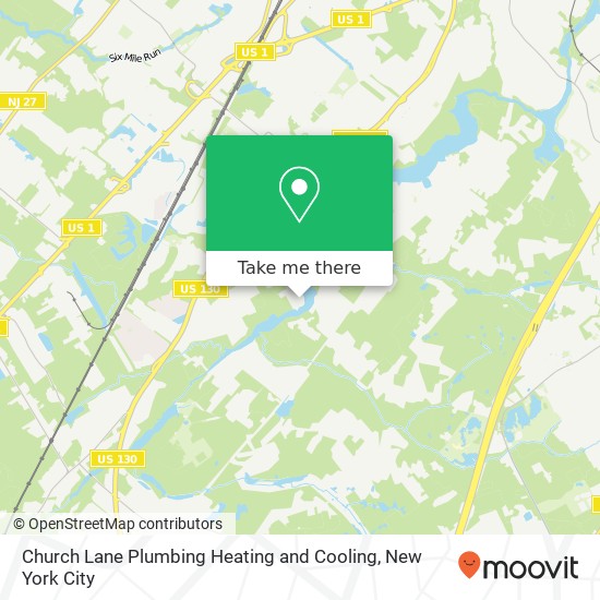 Church Lane Plumbing Heating and Cooling map