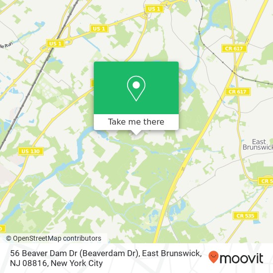 56 Beaver Dam Dr (Beaverdam Dr), East Brunswick, NJ 08816 map
