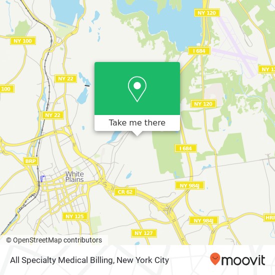 Mapa de All Specialty Medical Billing, 193 Park Ave