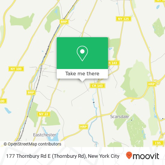 177 Thornbury Rd E (Thornbury Rd), Scarsdale, NY 10583 map