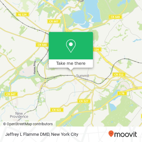 Jeffrey L Flamme DMD, 396 Morris Ave map