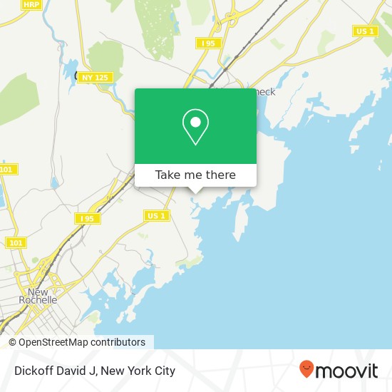 Mapa de Dickoff David J, 25 Old Colony Dr