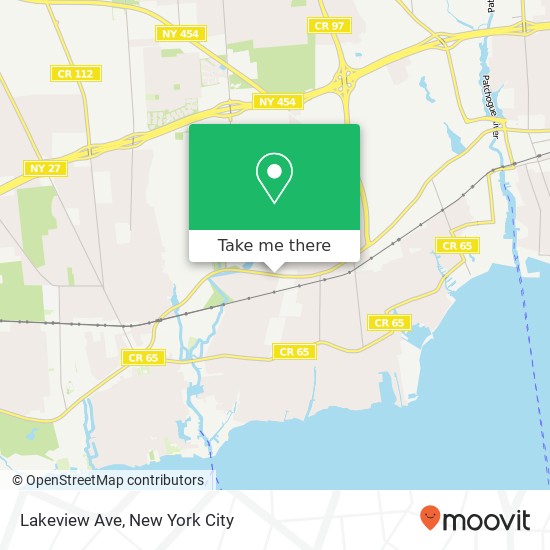 Lakeview Ave, Bayport (Islip), NY 11705 map