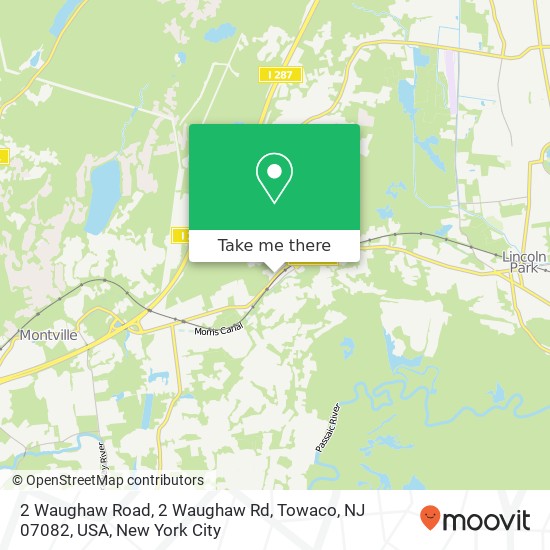 Mapa de 2 Waughaw Road, 2 Waughaw Rd, Towaco, NJ 07082, USA