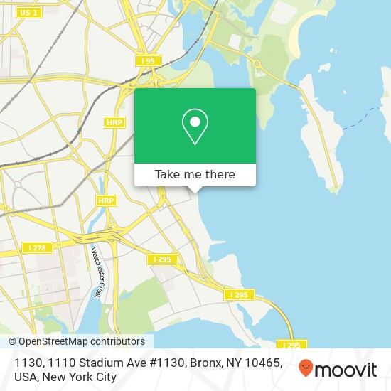 Mapa de 1130, 1110 Stadium Ave #1130, Bronx, NY 10465, USA