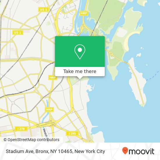 Stadium Ave, Bronx, NY 10465 map