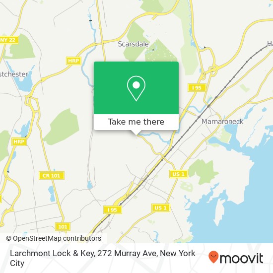 Larchmont Lock & Key, 272 Murray Ave map