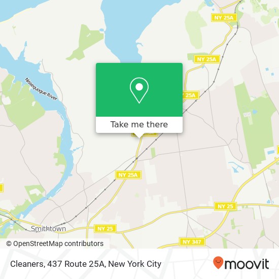 Mapa de Cleaners, 437 Route 25A