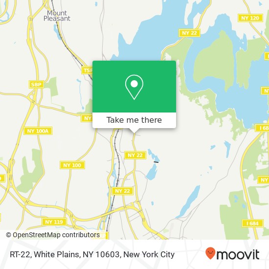 Mapa de RT-22, White Plains, NY 10603