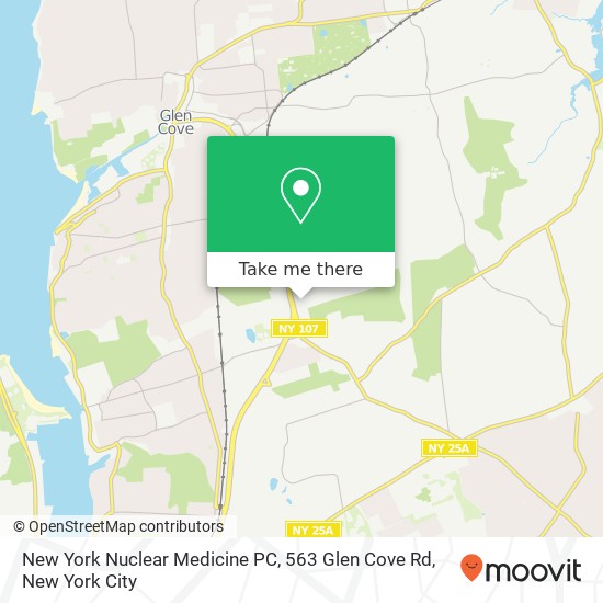 New York Nuclear Medicine PC, 563 Glen Cove Rd map