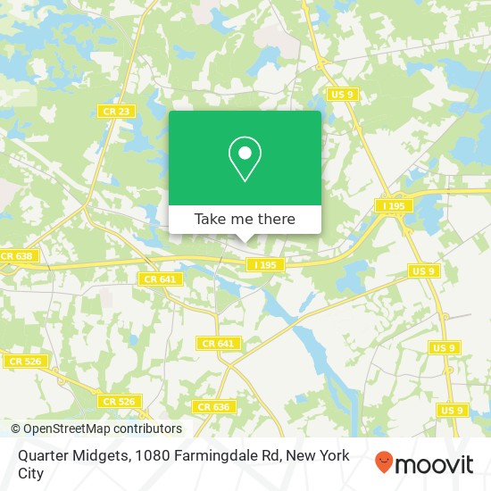 Quarter Midgets, 1080 Farmingdale Rd map