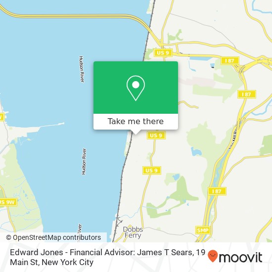 Mapa de Edward Jones - Financial Advisor: James T Sears, 19 Main St