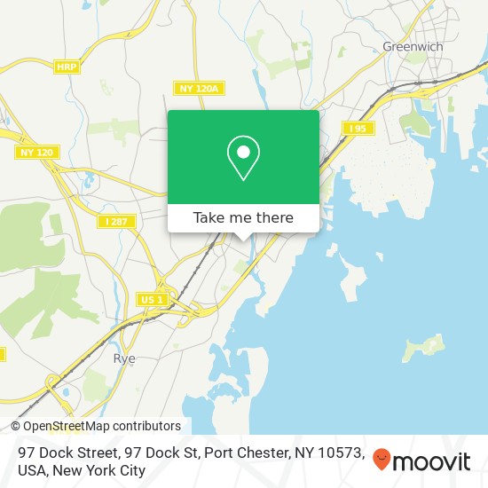 97 Dock Street, 97 Dock St, Port Chester, NY 10573, USA map