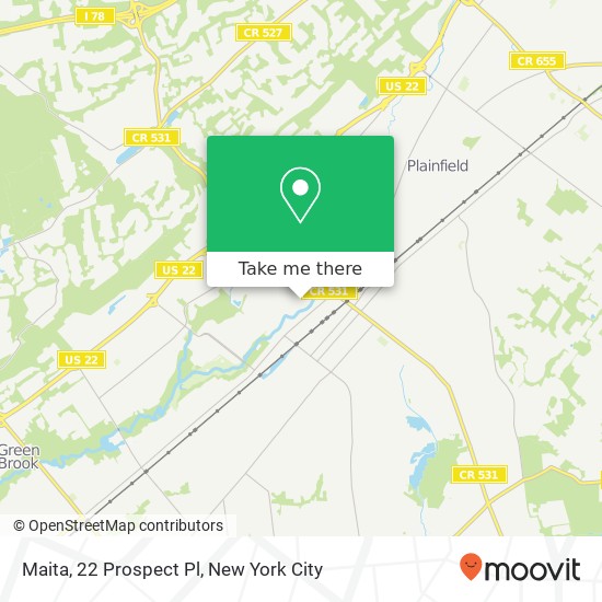 Maita, 22 Prospect Pl map