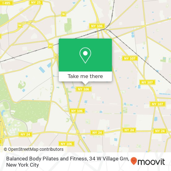 Balanced Body Pilates and Fitness, 34 W Village Grn map