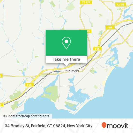 34 Bradley St, Fairfield, CT 06824 map