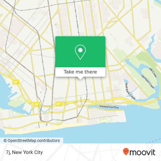 Mapa de 7j, 1200 Gravesend Neck Rd #7j, Brooklyn, NY 11229, USA