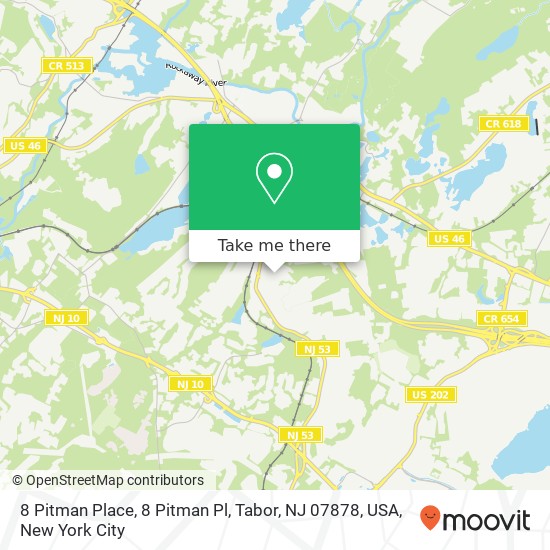 8 Pitman Place, 8 Pitman Pl, Tabor, NJ 07878, USA map