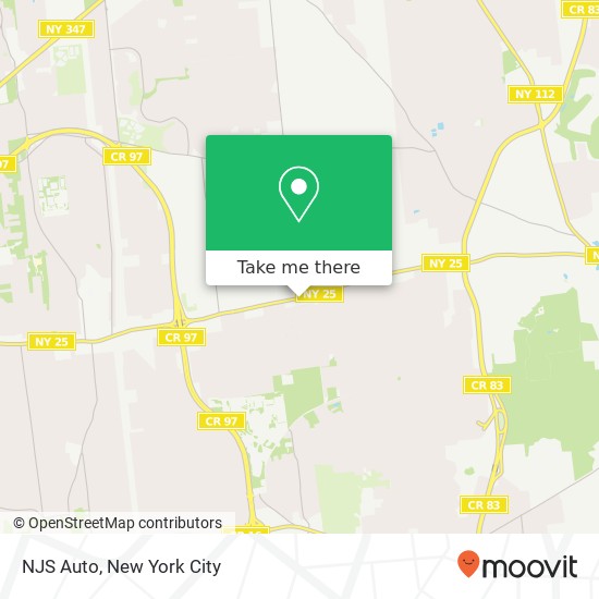 Mapa de NJS Auto, 1036 Middle Country Rd