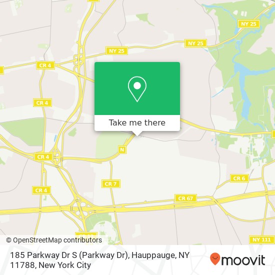 185 Parkway Dr S (Parkway Dr), Hauppauge, NY 11788 map