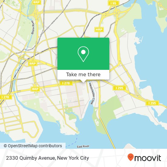 2330 Quimby Avenue, 2330 Quimby Ave, Bronx, NY 10473, USA map