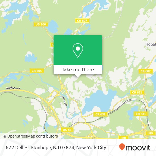 672 Dell Pl, Stanhope, NJ 07874 map