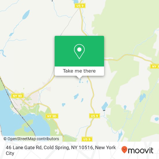 46 Lane Gate Rd, Cold Spring, NY 10516 map