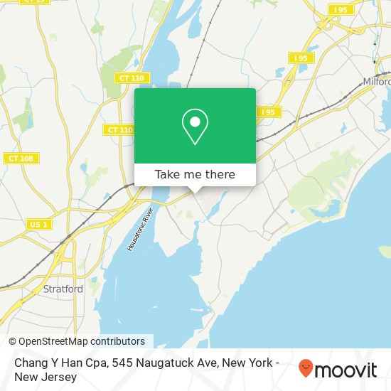 Chang Y Han Cpa, 545 Naugatuck Ave map