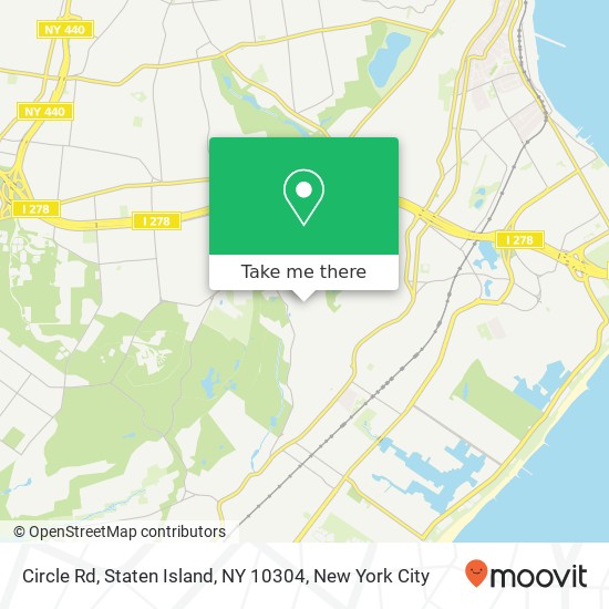 Circle Rd, Staten Island, NY 10304 map