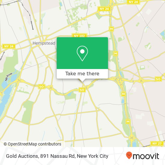 Gold Auctions, 891 Nassau Rd map