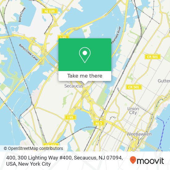 400, 300 Lighting Way #400, Secaucus, NJ 07094, USA map