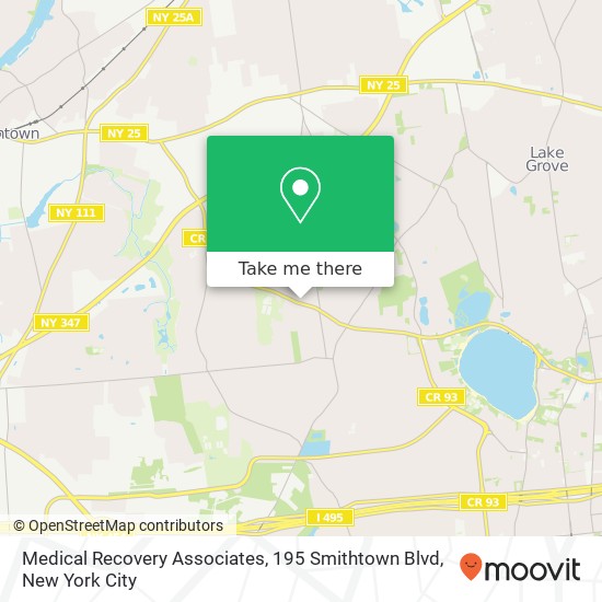 Medical Recovery Associates, 195 Smithtown Blvd map